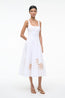 Wells Dress White Embroidery