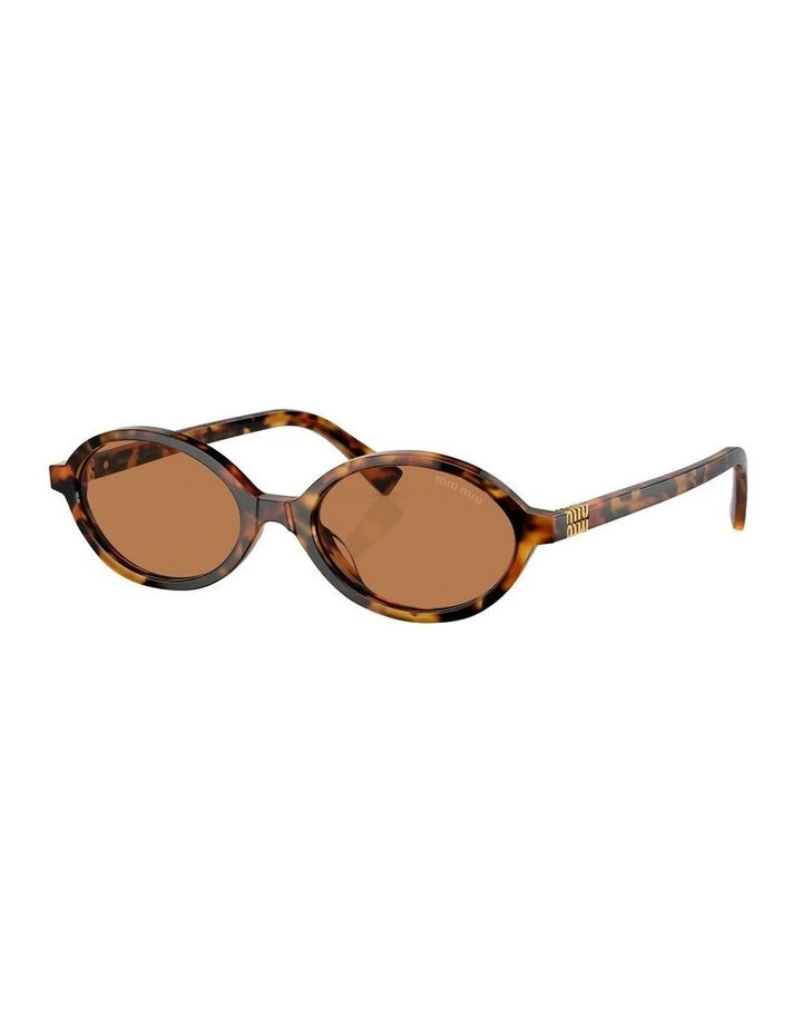 0MU04ZS Sunglasses Light Havana