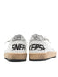 Ballstar Sneaker White Silver Glitter
