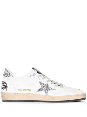 Ballstar Sneaker White Silver Glitter