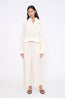 Cropped Hampton Sweater Ivory