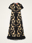 Swing Dress with Feathers Buttercup