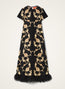 Swing Dress with Feathers Buttercup