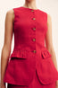 Matilda Gilet Red