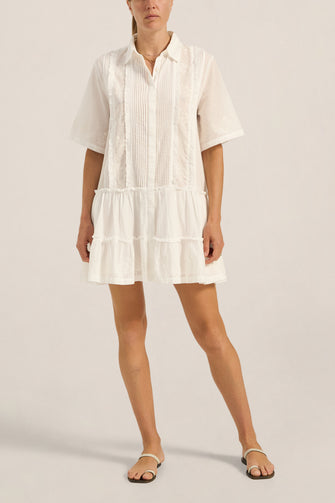 Capys Dress White Voile