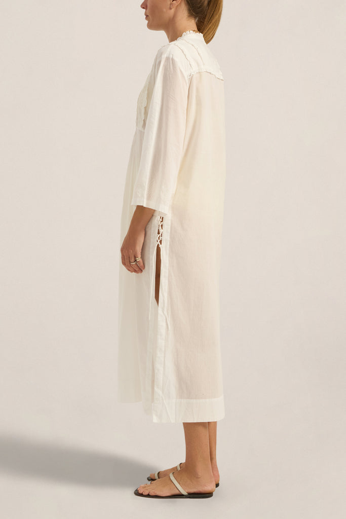 Sunion Caftan White Voile