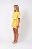 Le Club Terry Skirt Yellow & Cream