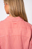 Olive Shirt Red Stripe