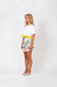 Muse Crop Feather Tee