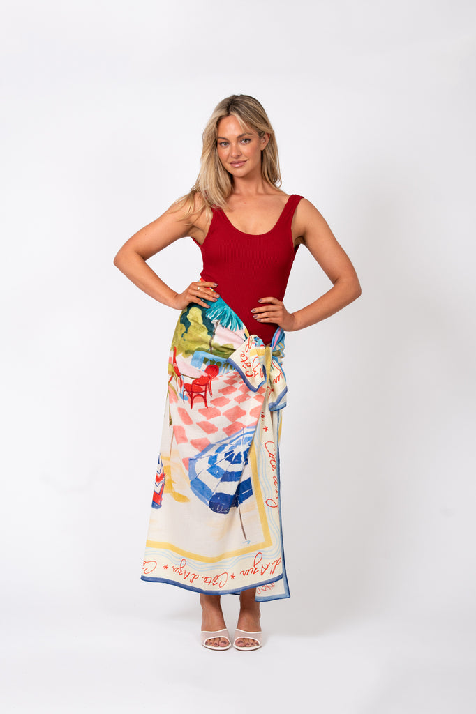 Cote d'Azure Sarong