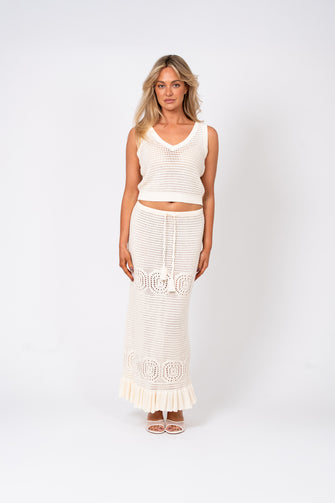 Cabana Crochet Maxi Skirt