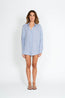Olive Shirt Blue Stripe PRE-ORDER