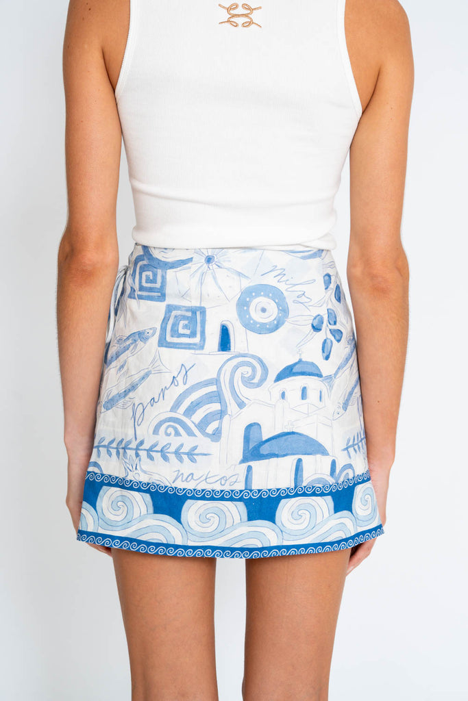 Paros Wrap Mini Skirt PRE-ORDER