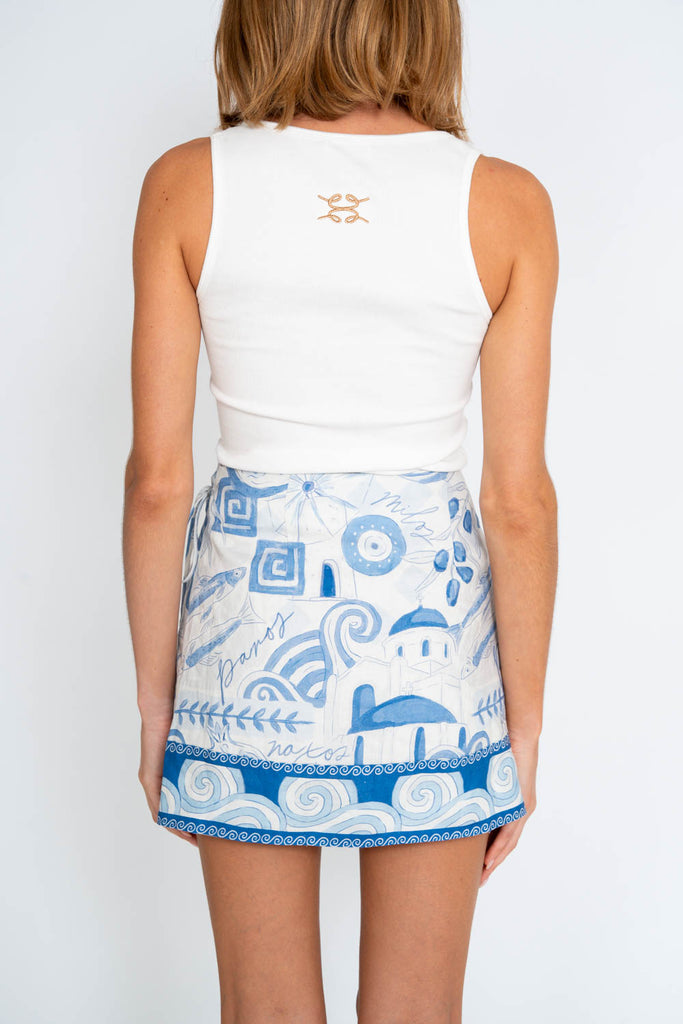 Paros Wrap Mini Skirt PRE-ORDER