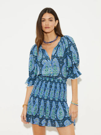 Onda Shirred Mini Skirt