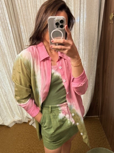 Silk Cotton Cool Shirt Petal