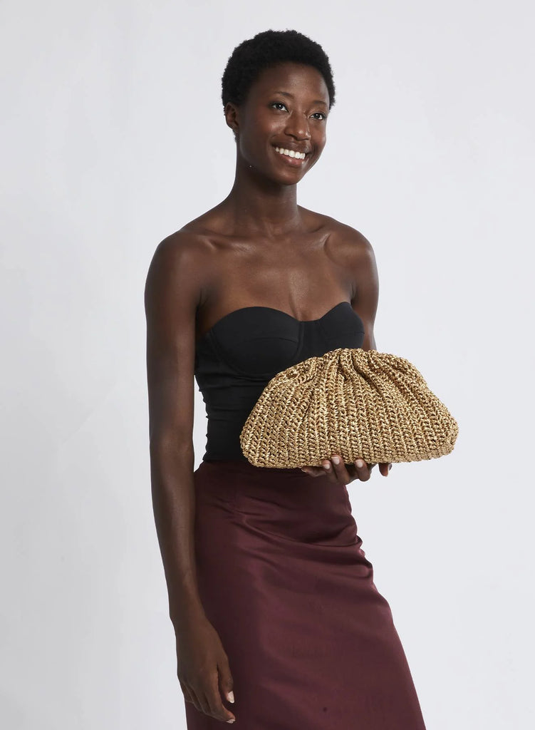 Game Crochet Bag Gold Glow