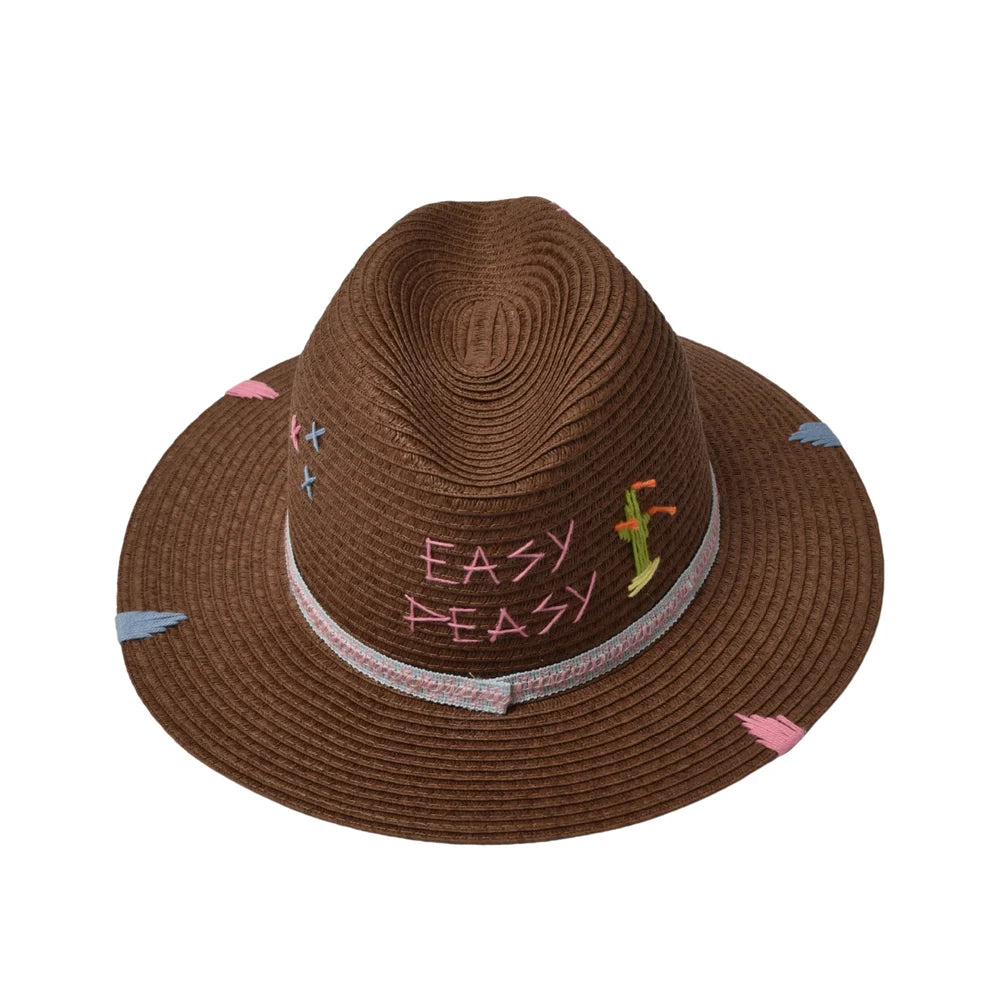 Easy Peasy Hat Marrone