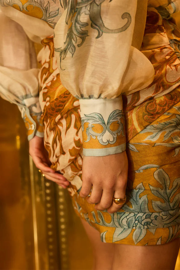 Paloma Tuck Mini Skirt