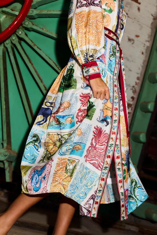 Wond-A-Land Midi Shirt Dress