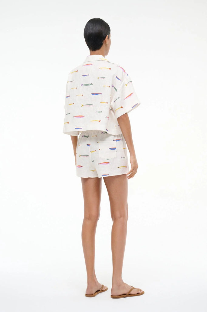 Paddle Linen Short Sardines