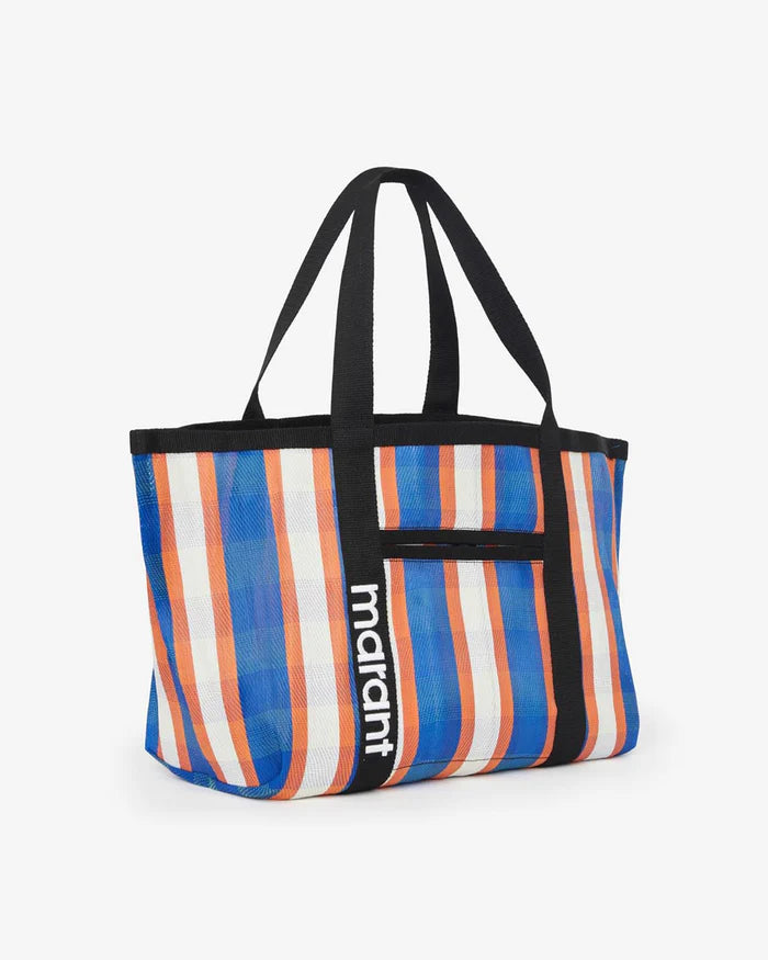 Darwen Shoulder Bag White Blue Orange