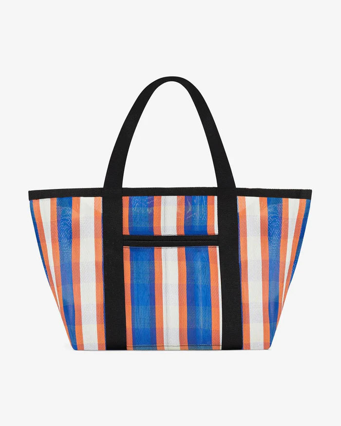 Darwen Shoulder Bag White Blue Orange