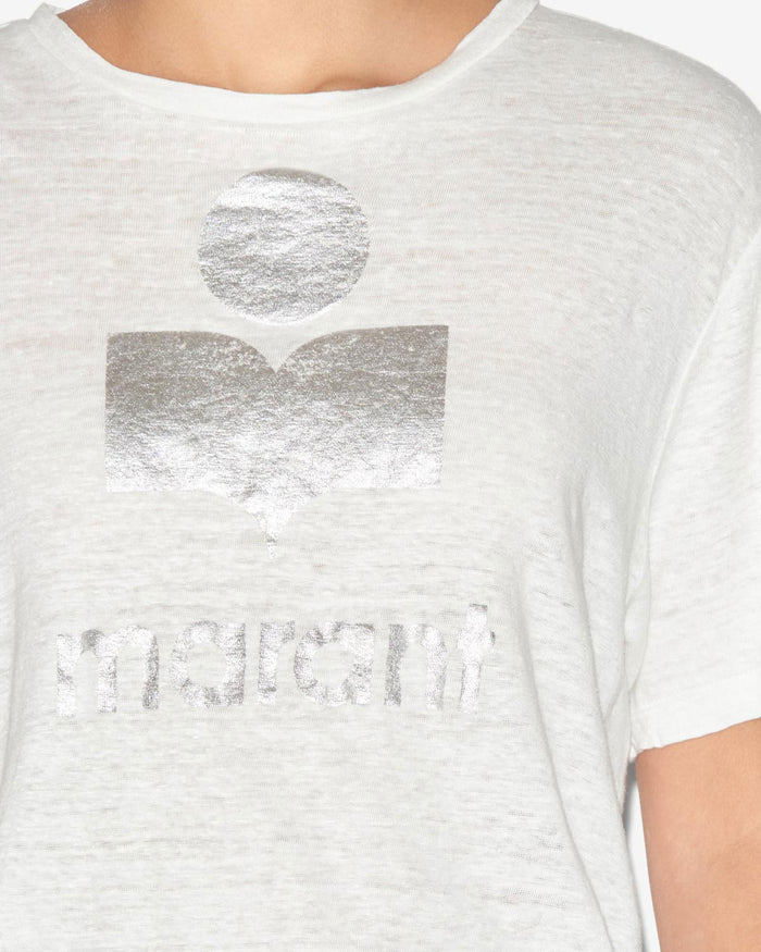 Zewel Tee White Silver