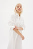 Chiara Maxi Shirt Dress White