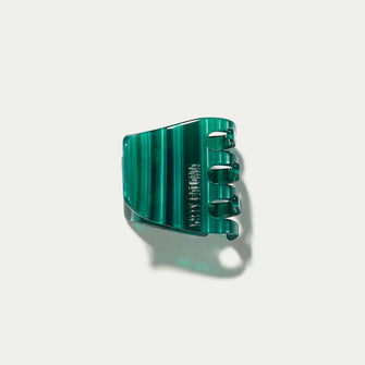 Petite Claw Clip Malachite