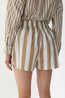 Chiara Shorts Olive Off White Stripe