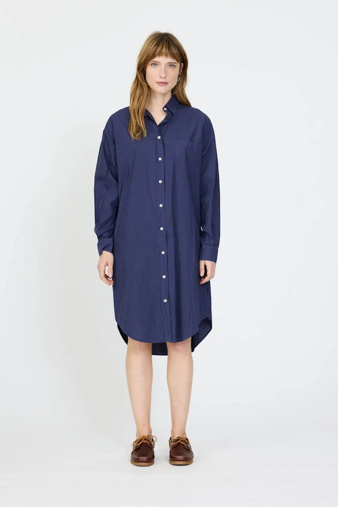 Chiara Midi Dress Navy