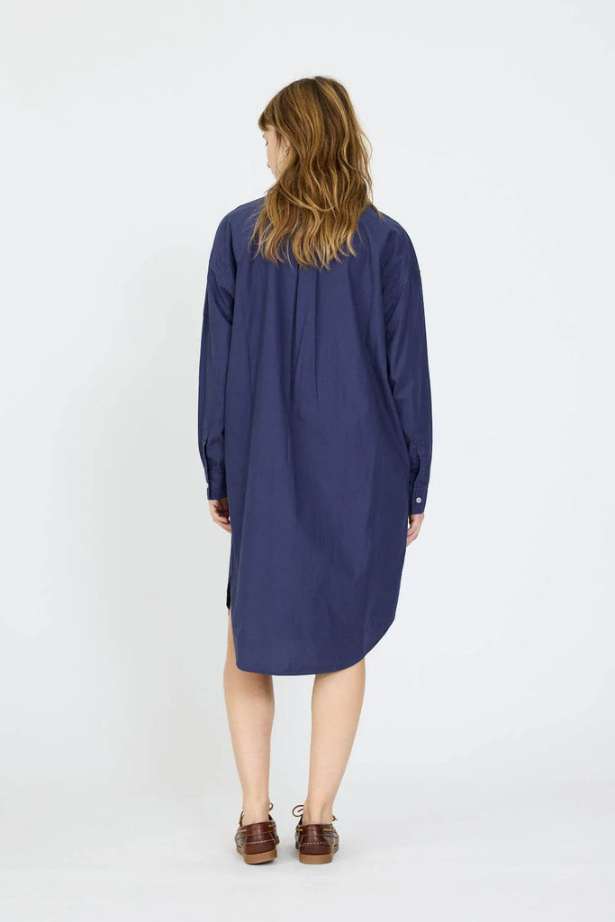 Chiara Midi Dress Navy