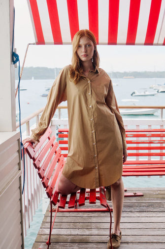 Chiara Midi Dress Toffee