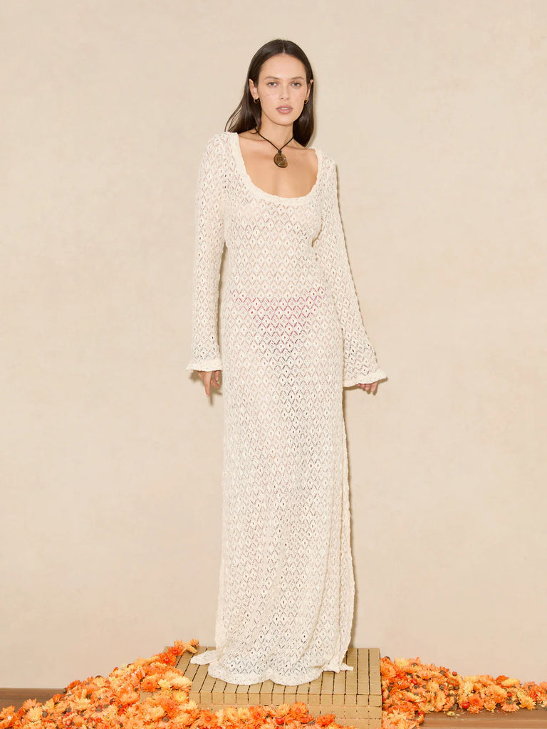 Chablis Cloque Lace Dress