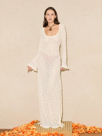 Chablis Cloque Lace Dress