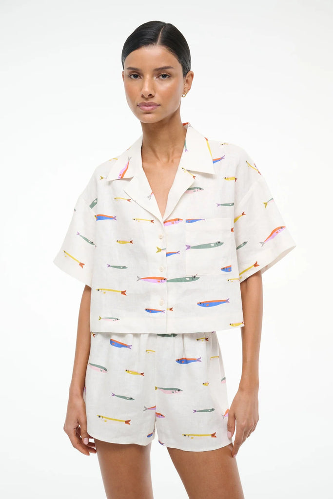Paddle Linen Short Sardines