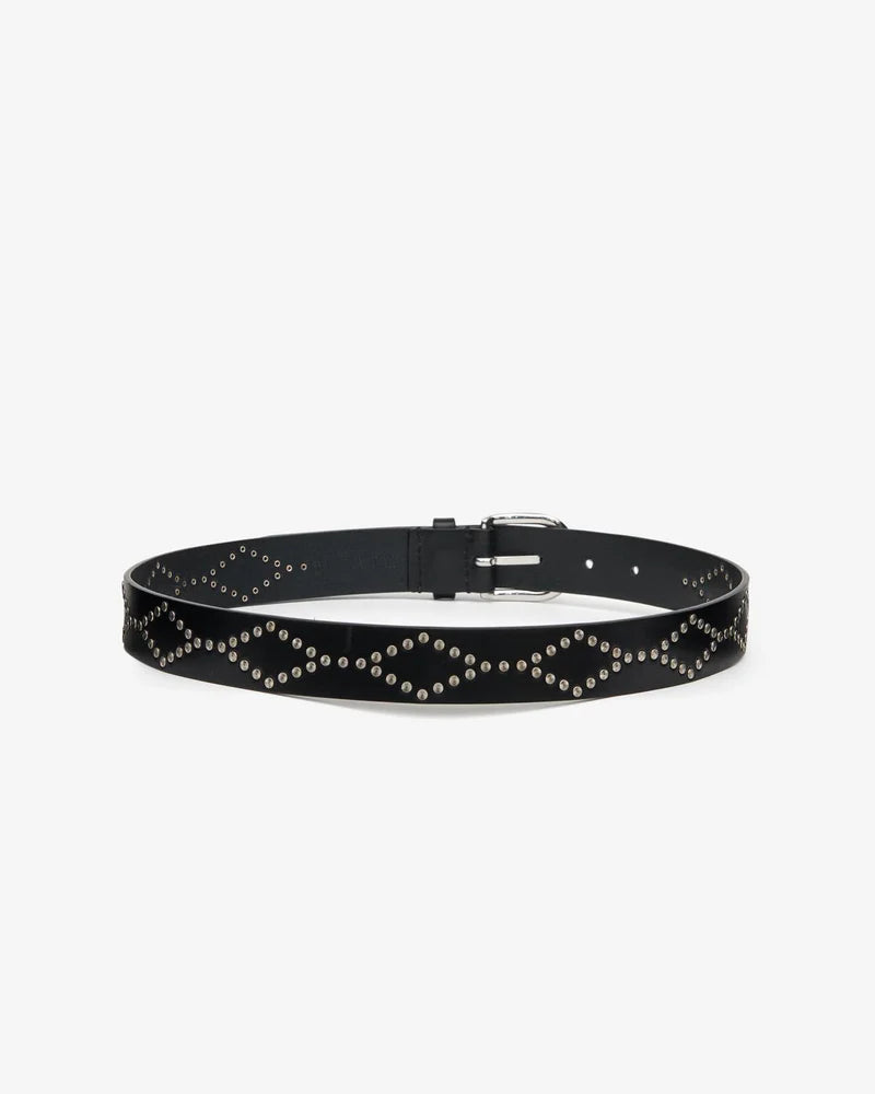 Liliana Belt Black Silver