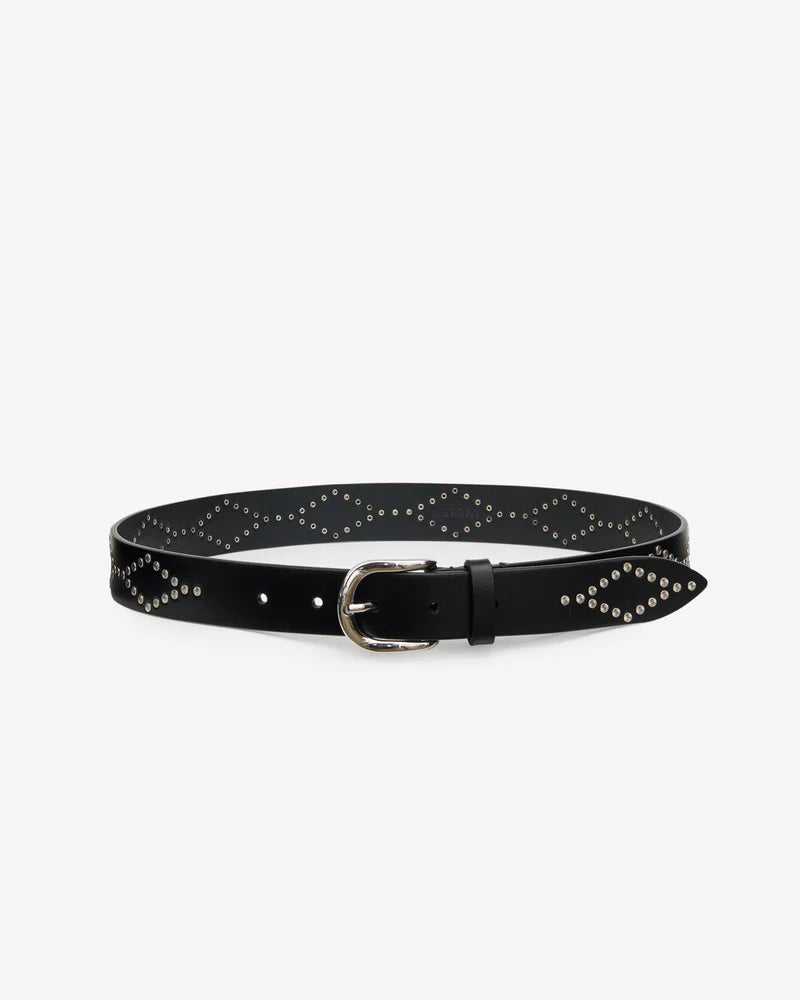 Liliana Belt Black Silver