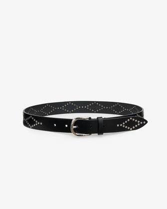 Liliana Belt Black Silver