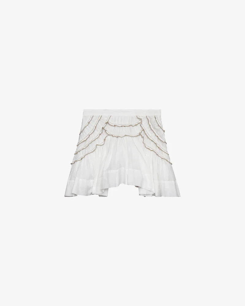 Ceola Skirt White