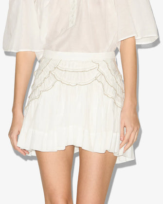 Ceola Skirt White