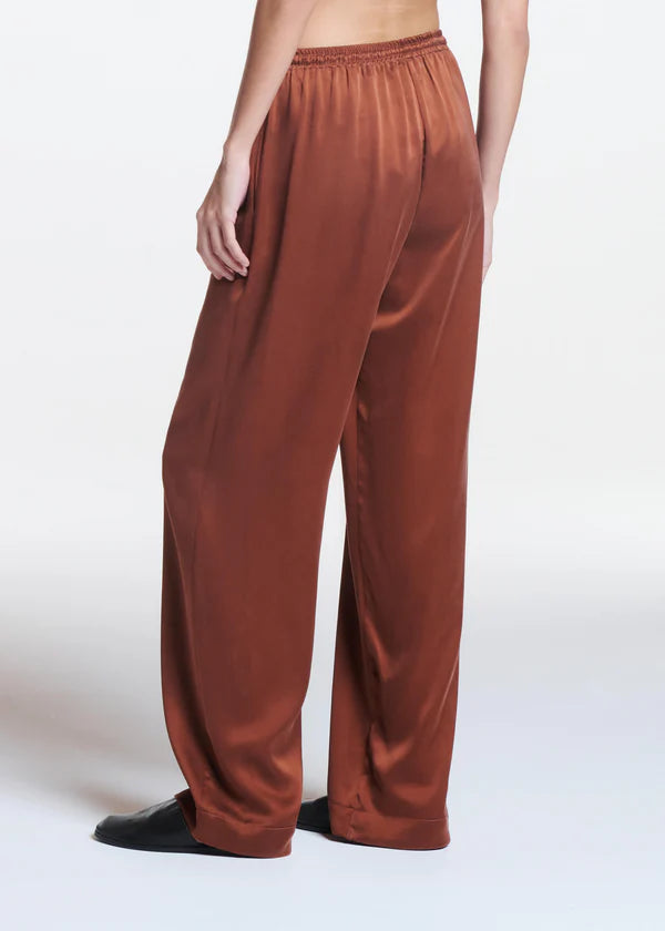 Aurelia Silk Twill Trouser