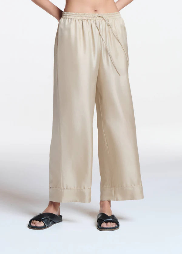 Brescia Silk Twill Trouser