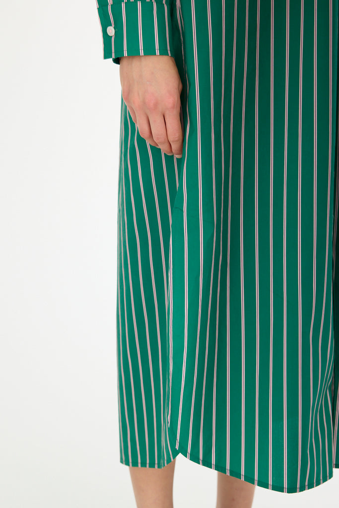 Chiara Maxi Dress Verdant Pink Navy