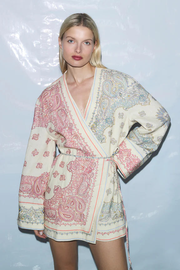 Bennie Layered Mini Robe