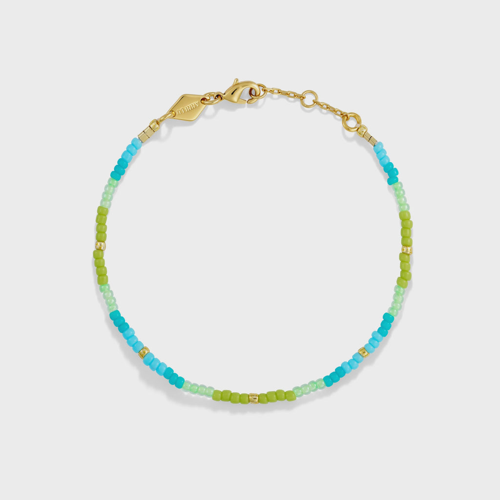 Tie Dye Bracelet Aqua