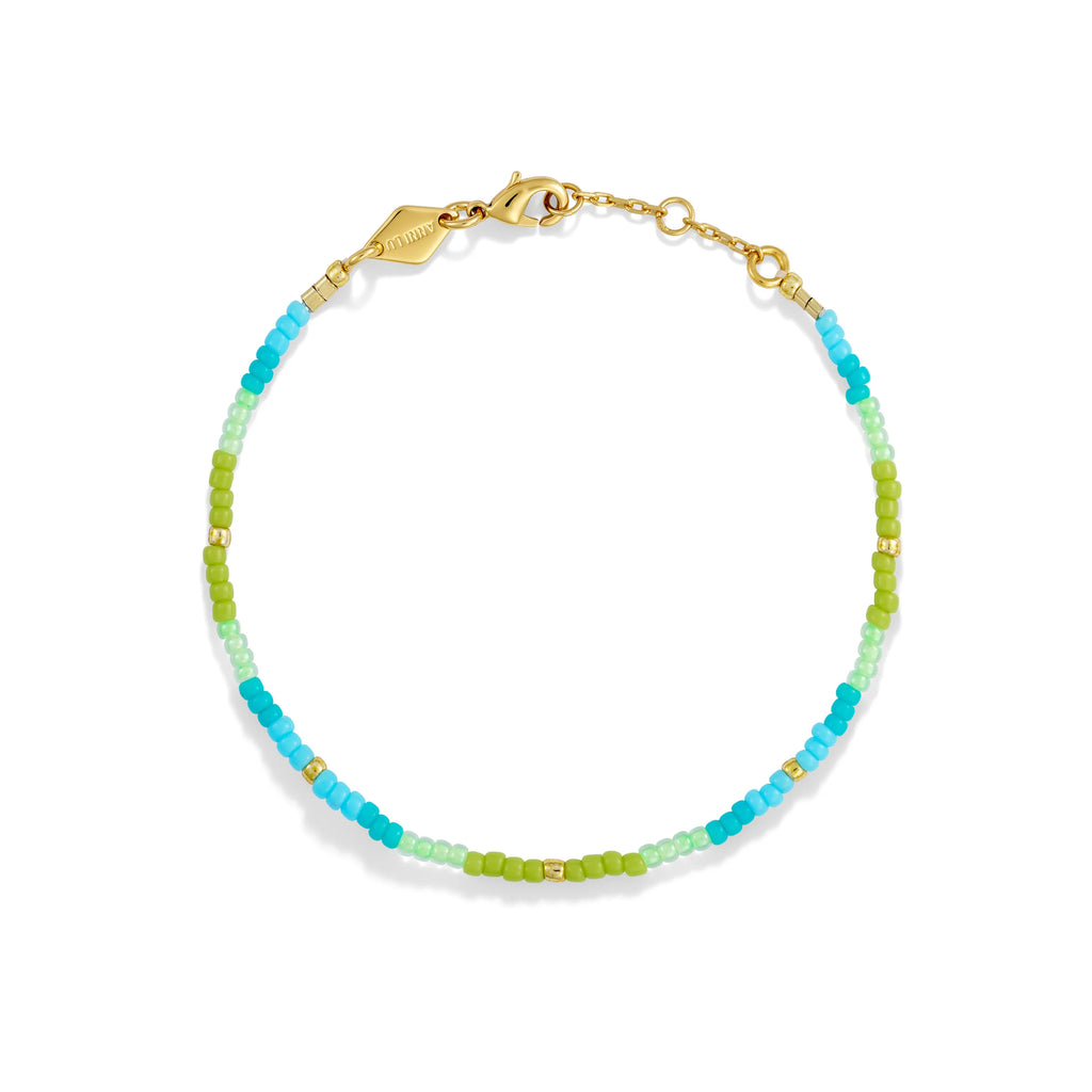 Tie Dye Bracelet Aqua