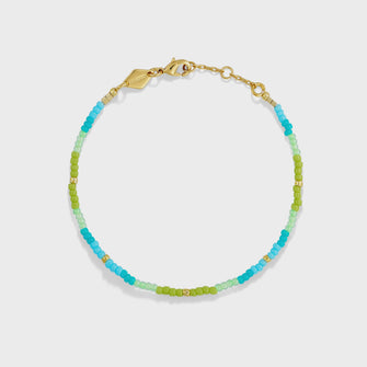 Tie Dye Bracelet Aqua