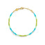 Tie Dye Bracelet Aqua